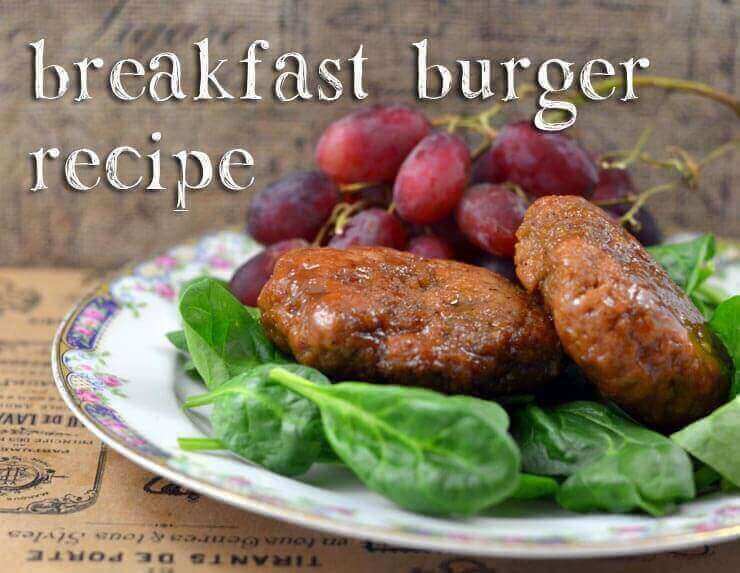 Breakfast Burger Recipe