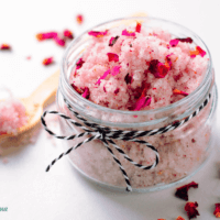 rose body scrub